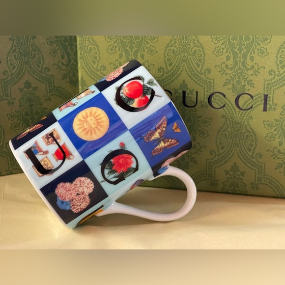 GUCCI VINTAGE PORCELAIN CUPS, Set of 2 Available - Picture 2 of 9